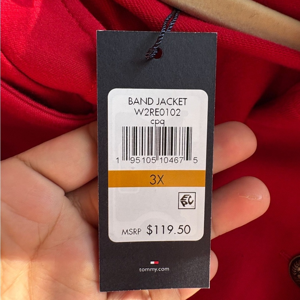 Tommy Hilfiger Women's Bold Red Blazer - Picture 7 of 7